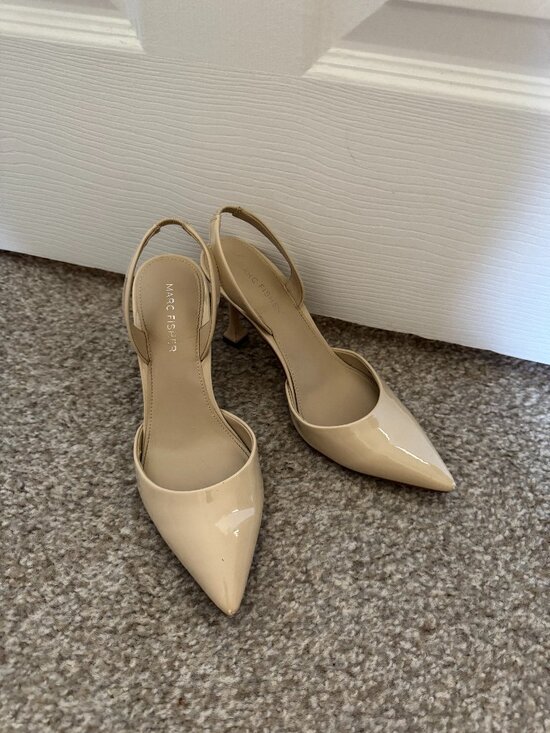 Marc Fisher Shoes - Marc Fisher Hadya Stiletto Pumps Slingback Heels Size 6.5